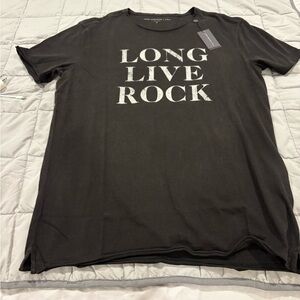 NWT John Varvatos USA “Long Live Rock” Graphic Tee